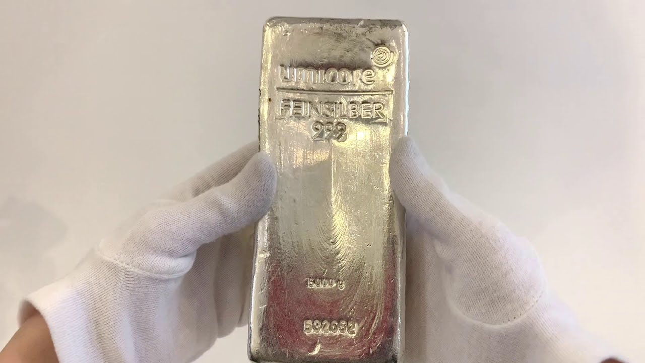 5KG SILVER BAR .999 FINE